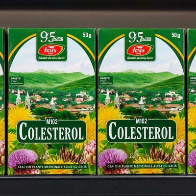 Ceai Fares M102 pentru colesterol la cutie