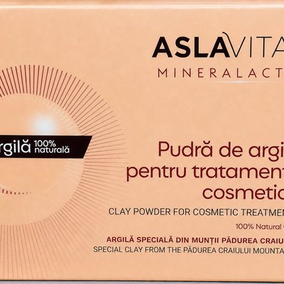 Pudră de argilă naturală AslaVital pentru tratamente cosmetice