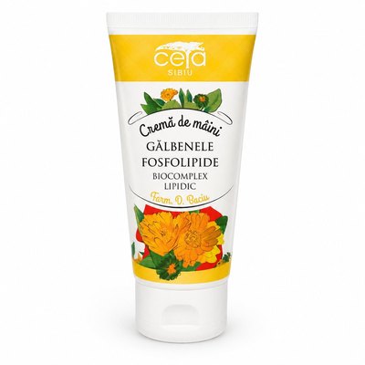 Cremă de mâini cu gălbenele și fosfolipide Ceta Sibiu